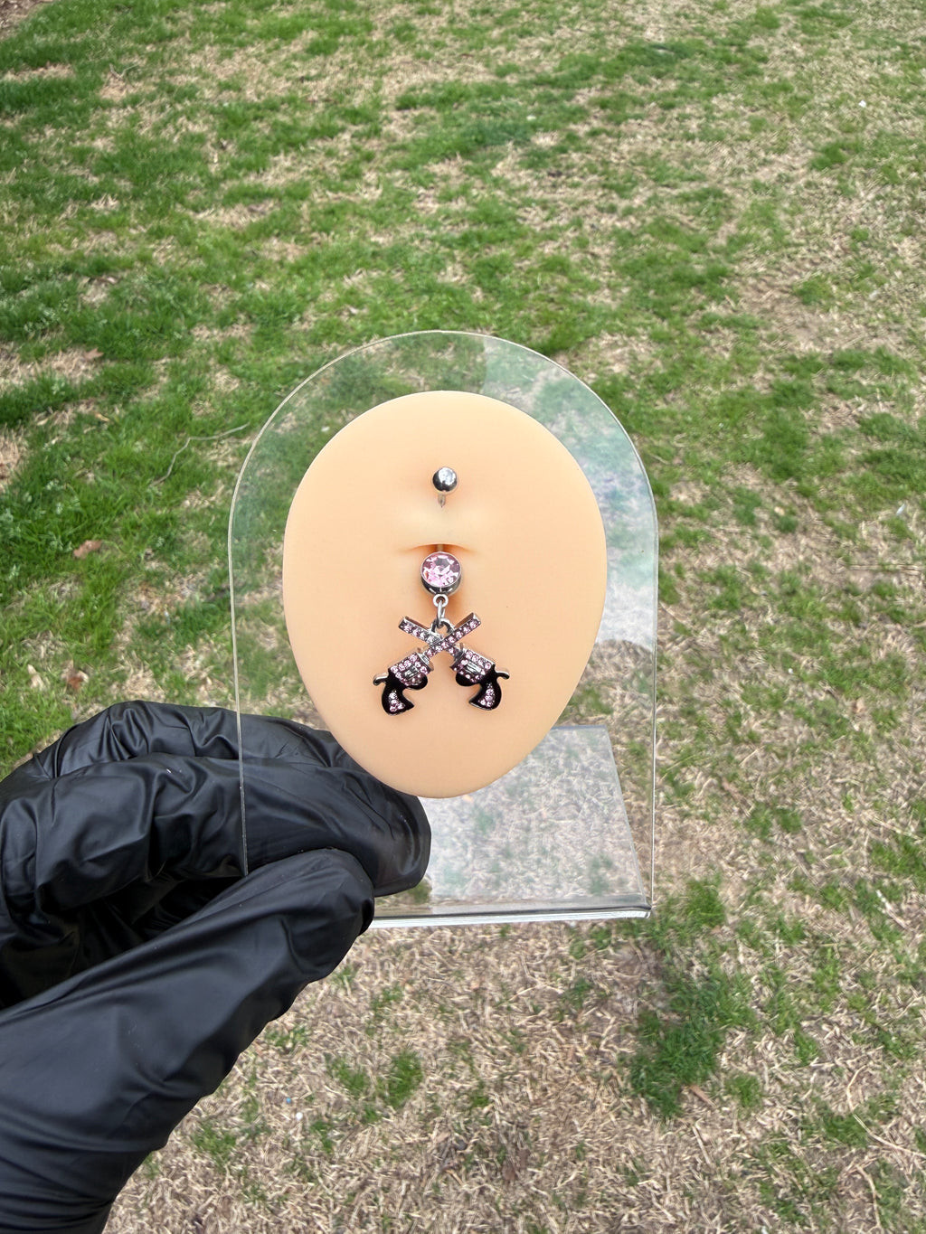 Glitz and Gunz Belly Ring